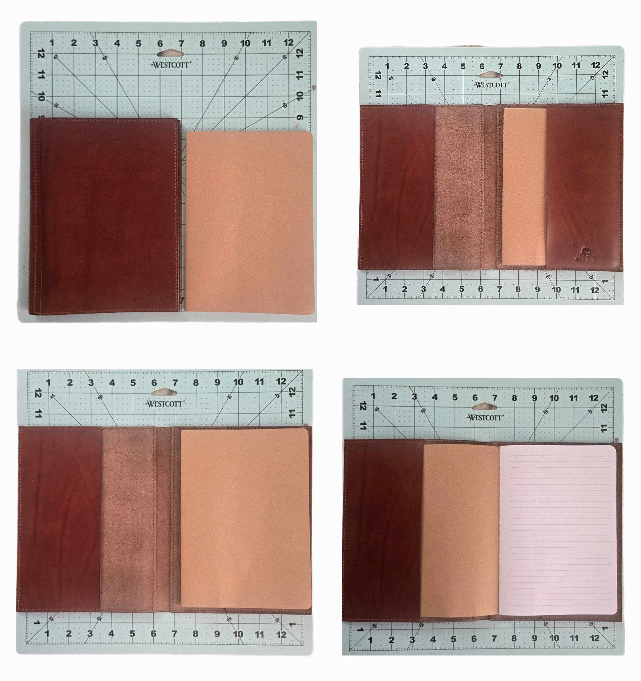 A5 journal cover — Eric Page Choco Brown, front view