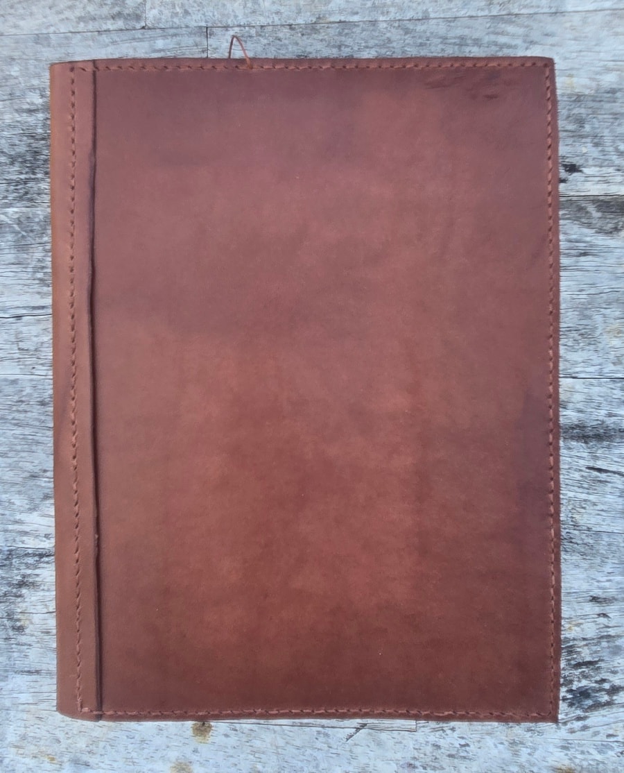 A5 journal — closed, full view