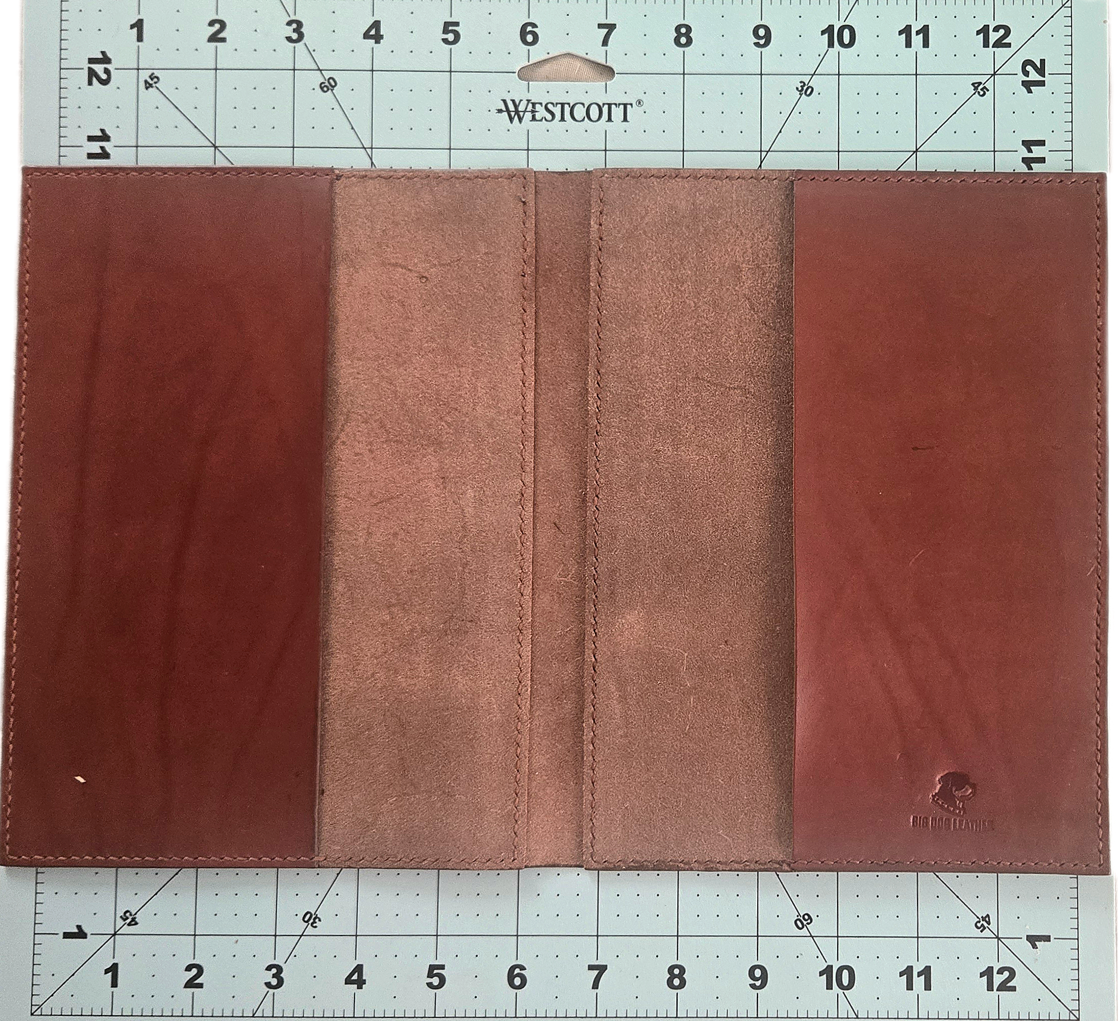 A5 journal — open flat on surface
