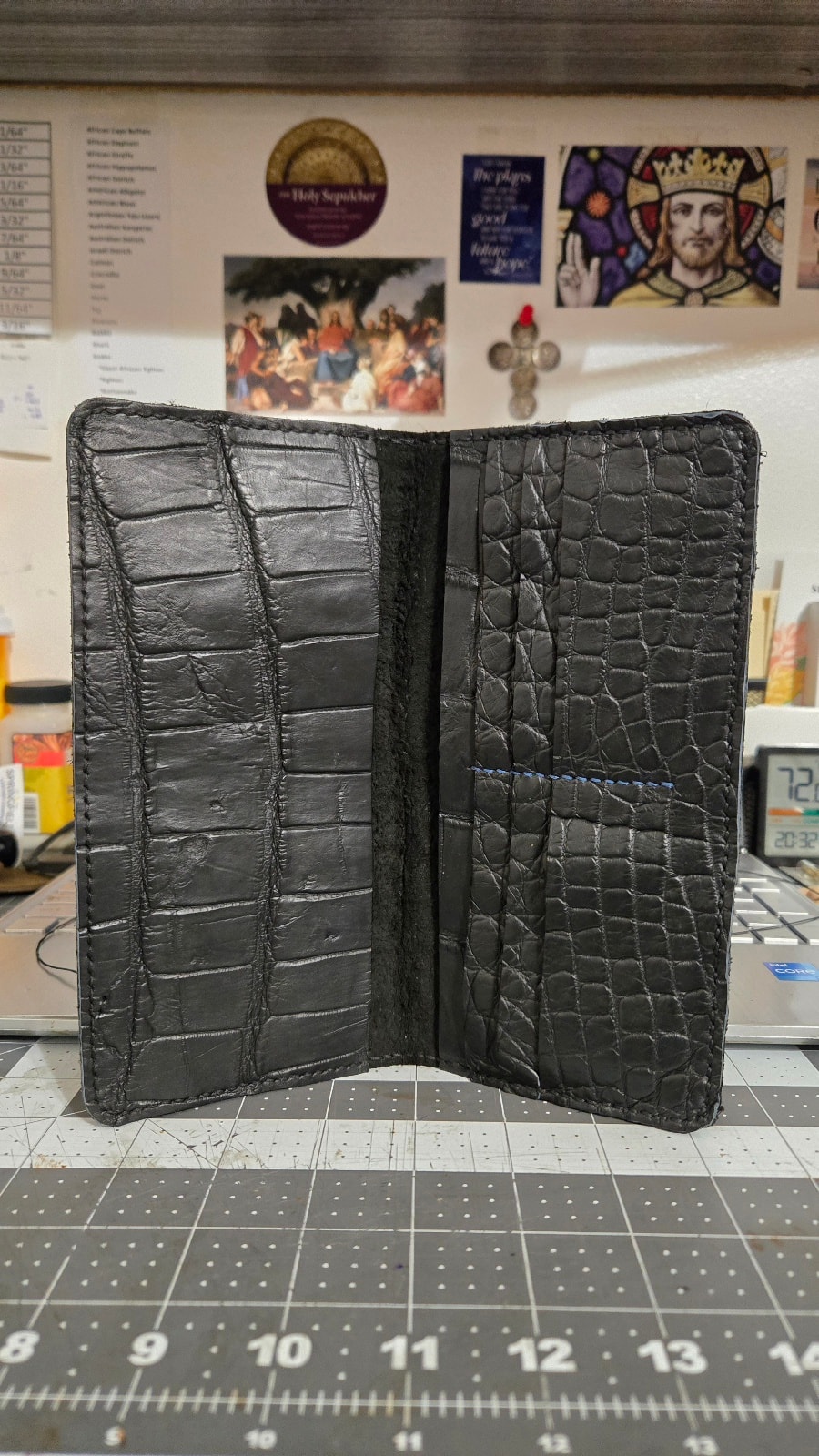 LW3x American Alligator Long Wallet
