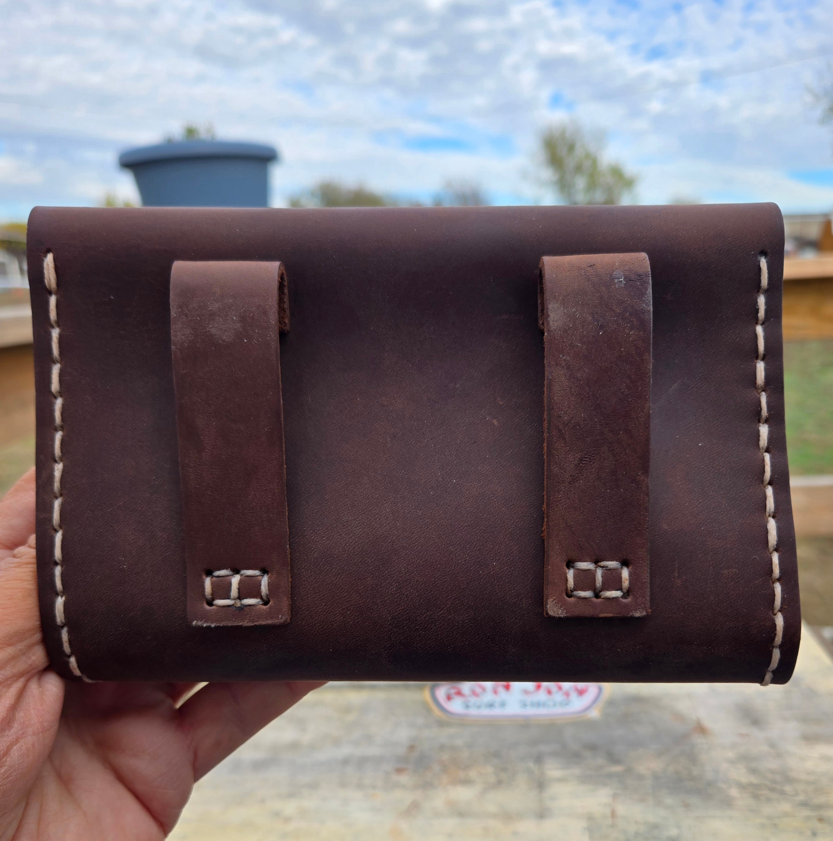Belt pouch — back with belt loops