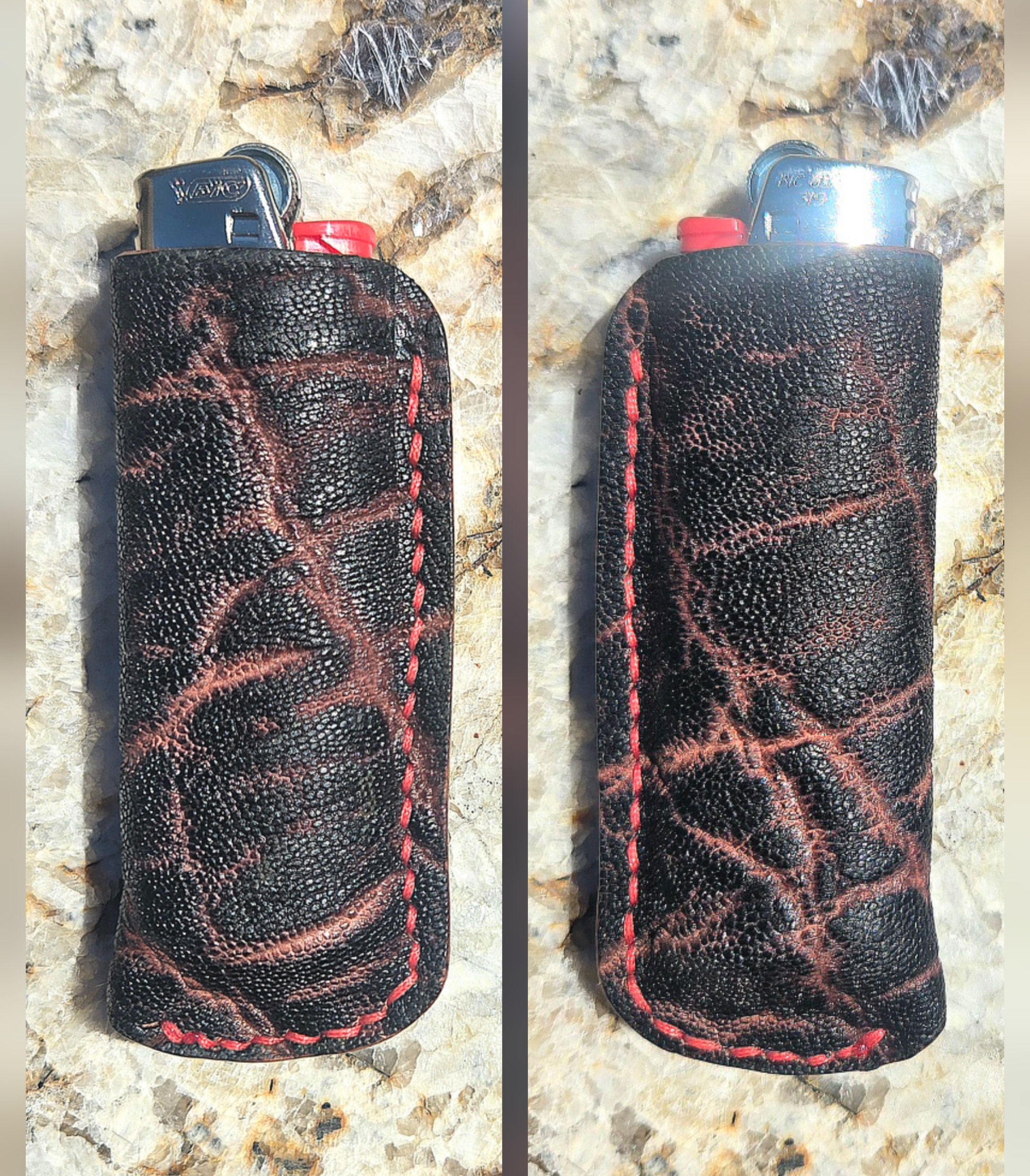 Lava African Elephant lighter case — front face